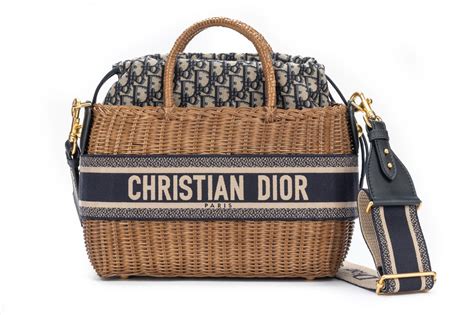 dior men's oblique bag|dior wicker basket bag.